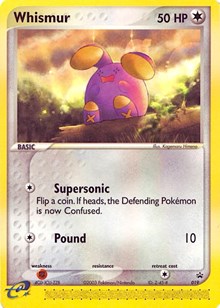 Whismur (019) (Cosmos Holo) [Nintendo: Black Star Promos] | A1Comics