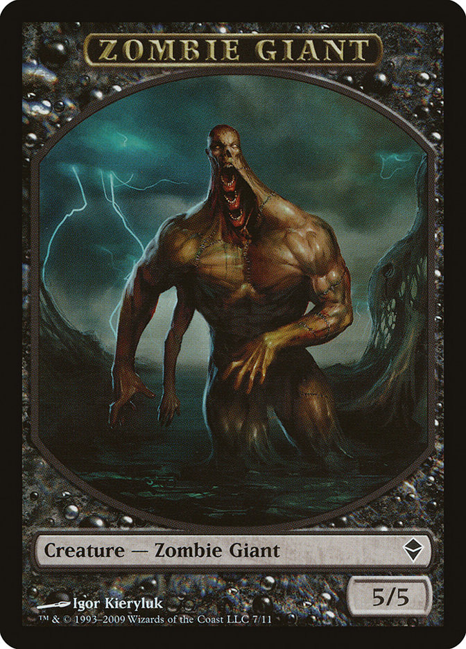 Zombie Giant Token [Zendikar Tokens] | A1Comics