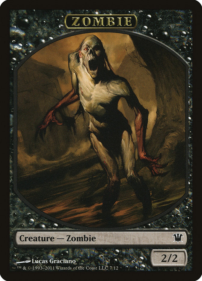 Zombie Token (7/12) [Innistrad Tokens] | A1Comics