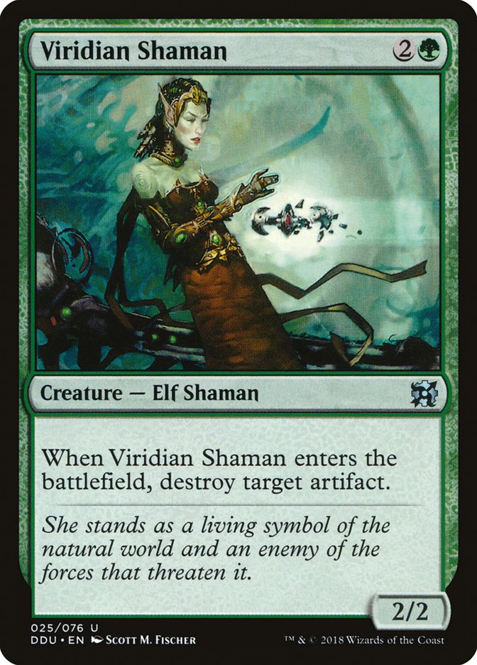 Viridian Shaman [Duel Decks: Elves vs. Inventors] | A1Comics