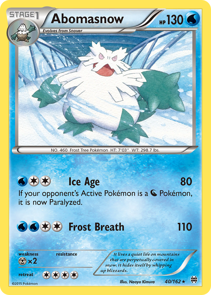 Abomasnow (40/162) [XY: BREAKthrough] | A1Comics