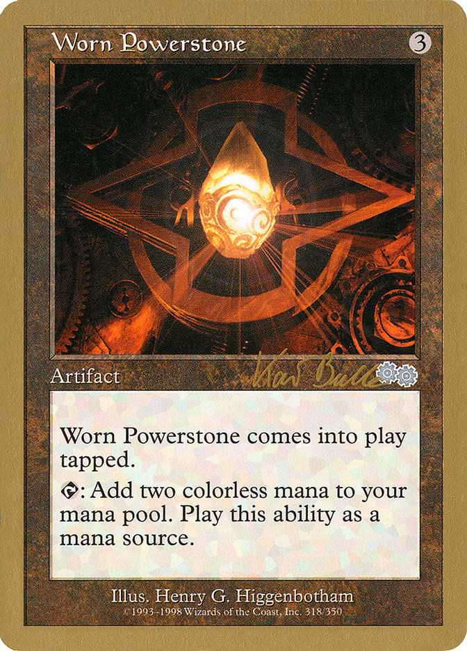 Worn Powerstone (Kai Budde) [World Championship Decks 1999] | A1Comics