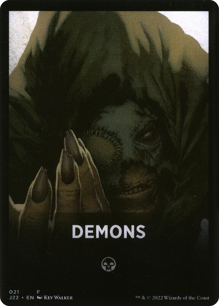 Demons Theme Card [Jumpstart 2022 Front Cards] | A1Comics