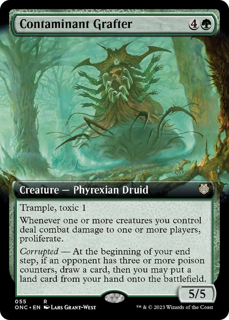 Contaminant Grafter (Extended Art) [Phyrexia: All Will Be One Commander] | A1Comics