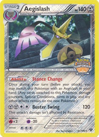 Aegislash (85/146) (Regional Championship Promo) [XY: Base Set] | A1Comics