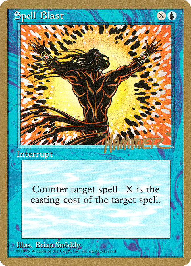 Spell Blast (Shawn "Hammer" Regnier) [Pro Tour Collector Set] | A1Comics