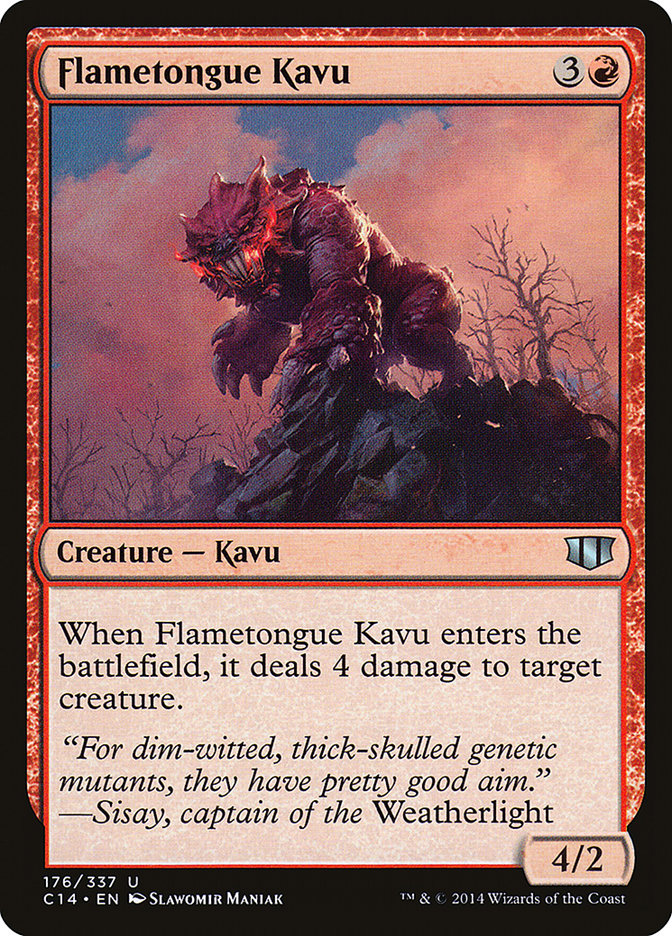 Flametongue Kavu [Commander 2014] | A1Comics