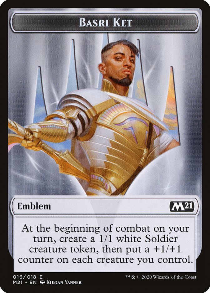 Basri Ket Emblem [Core Set 2021 Tokens] | A1Comics