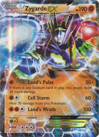 Zygarde EX (54/124) (Jumbo Card) [XY: Fates Collide] | A1Comics