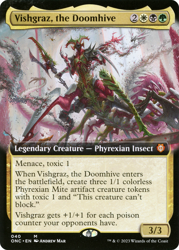 Vishgraz, the Doomhive (Extended Art) [Phyrexia: All Will Be One Commander] | A1Comics