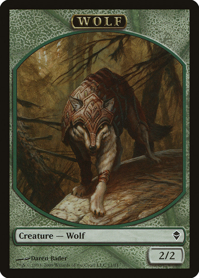 Wolf Token [Zendikar Tokens] | A1Comics