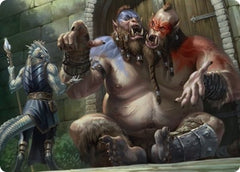 Ettin Art Card [Dungeons & Dragons: Adventures in the Forgotten Realms Art Series] | A1Comics