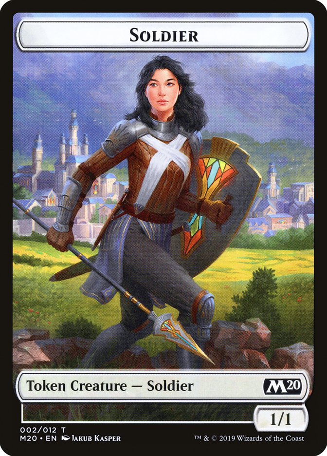 Soldier Token [Core Set 2020 Tokens] | A1Comics