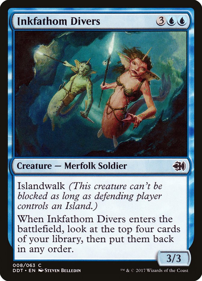 Inkfathom Divers [Duel Decks: Merfolk vs. Goblins] | A1Comics