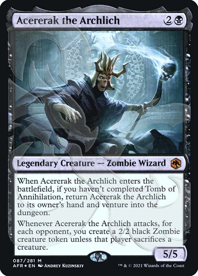 Acererak the Archlich (Ampersand Promo) [Dungeons & Dragons: Adventures in the Forgotten Realms Promos] | A1Comics