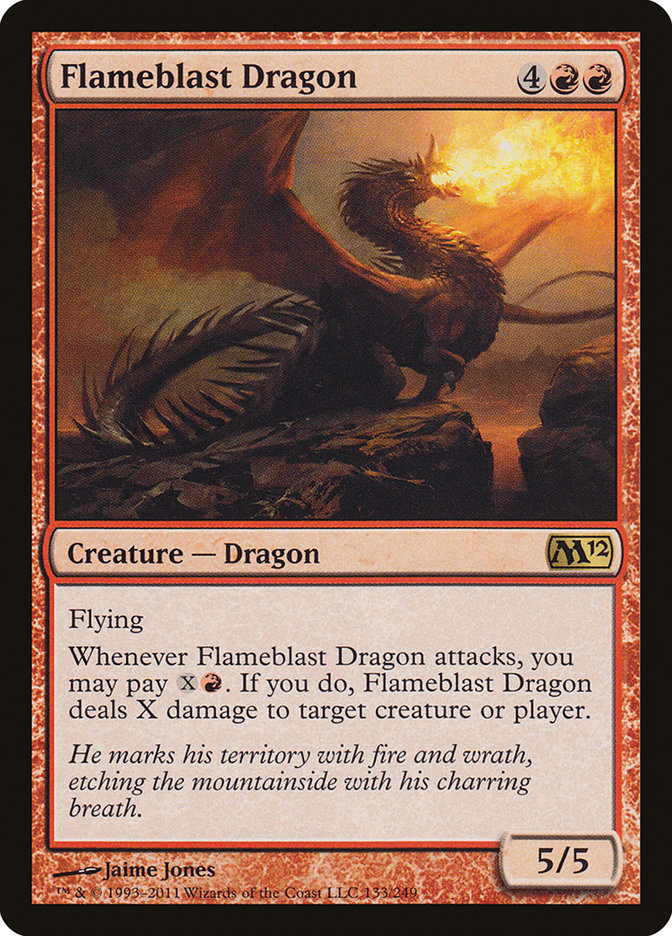 Flameblast Dragon [Magic 2012] | A1Comics