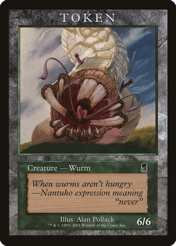 Wurm Token [Magic Player Rewards 2002] | A1Comics