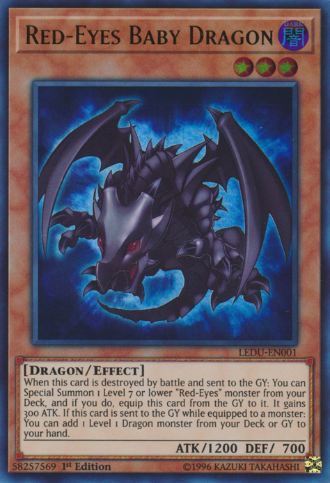 Red-Eyes Baby Dragon [LEDU-EN001] Ultra Rare | A1Comics