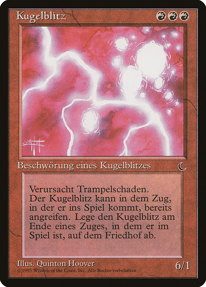 Ball Lightning (German) - "Kugelblitz" [Renaissance] | A1Comics