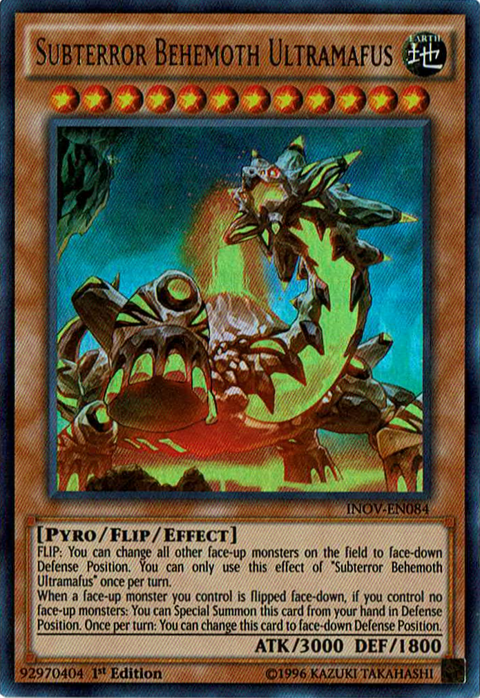 Subterror Behemoth Ultramafus [INOV-EN084] Ultra Rare | A1Comics