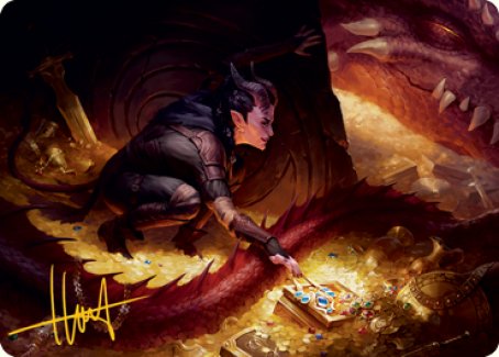 Hoard Robber Art Card (Gold-Stamped Signature) [Dungeons & Dragons: Adventures in the Forgotten Realms Art Series] | A1Comics