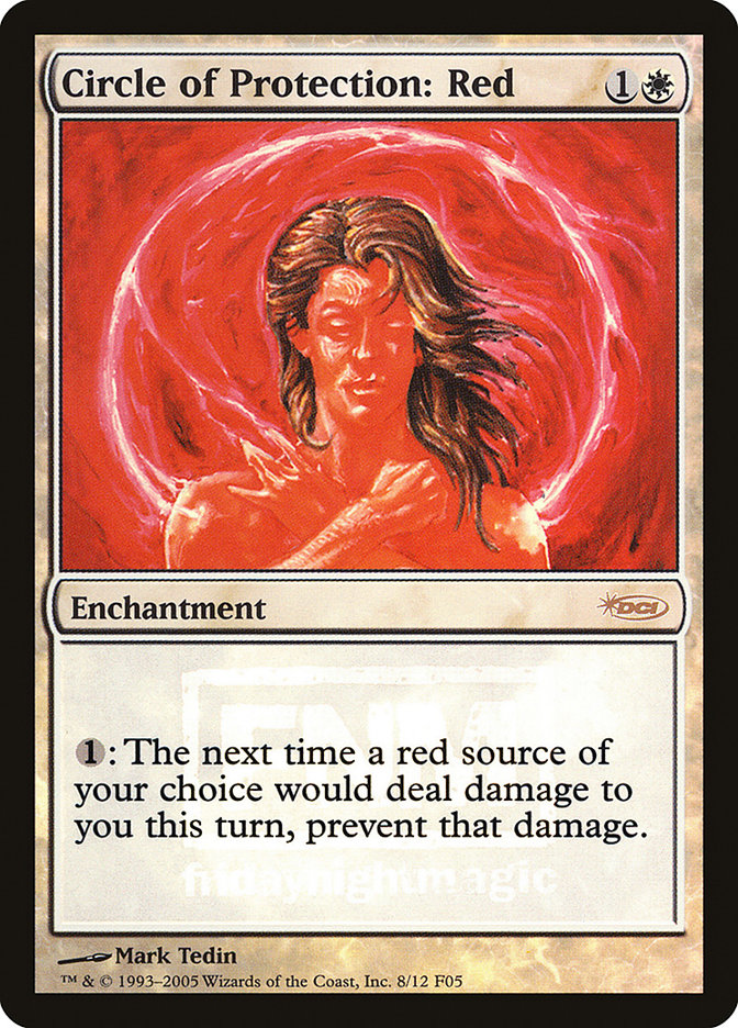 Circle of Protection: Red [Friday Night Magic 2005] | A1Comics