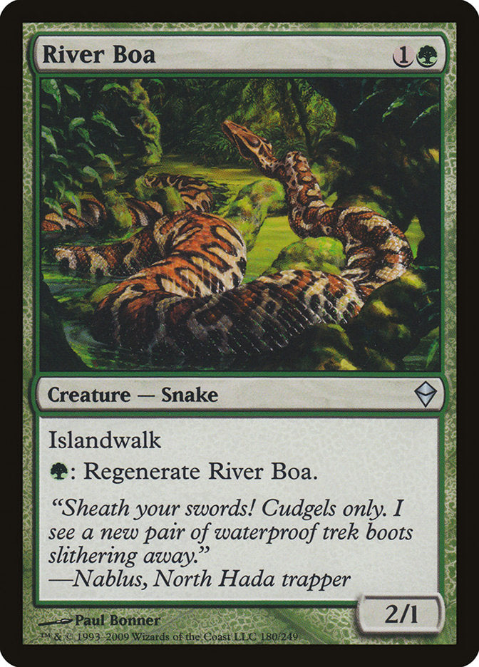 River Boa [Zendikar] | A1Comics