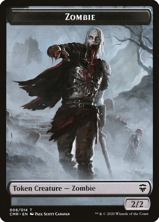 Zombie Token [Commander Legends Tokens] | A1Comics