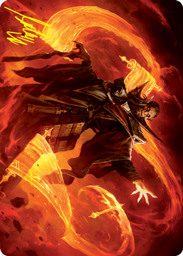 Plargg, Dean of Chaos Art Card (Gold-Stamped Signature) [Strixhaven: School of Mages Art Series] | A1Comics