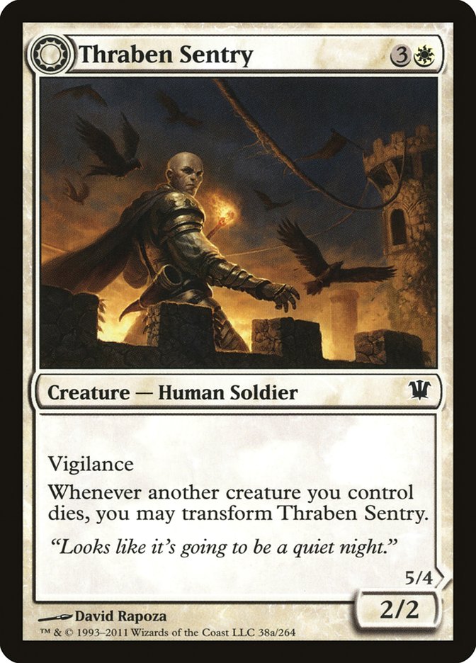 Thraben Sentry // Thraben Militia [Innistrad] | A1Comics