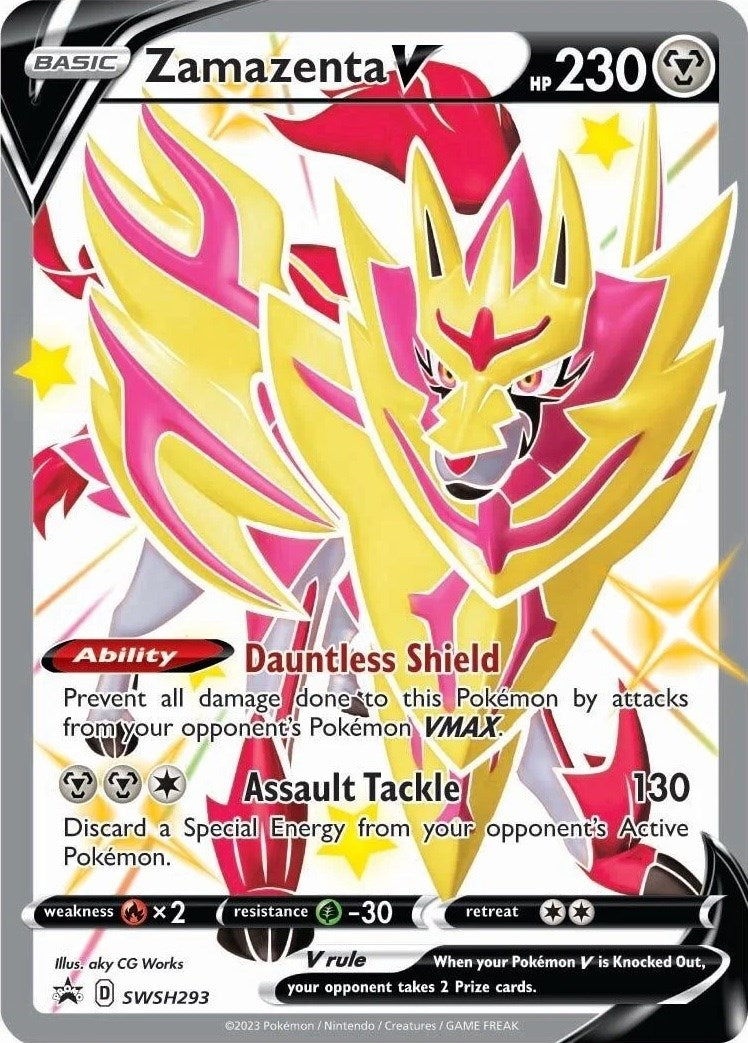 Zamazenta V (SWSH293) [Sword & Shield: Black Star Promos] | A1Comics