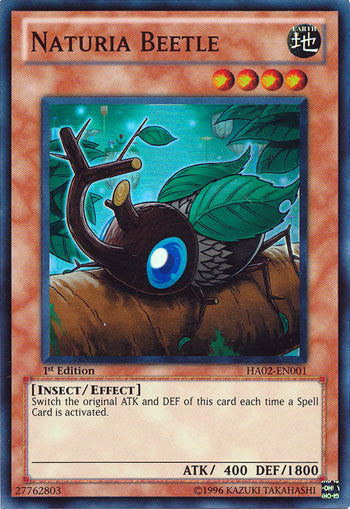 Naturia Beetle [HA02-EN001] Super Rare | A1Comics