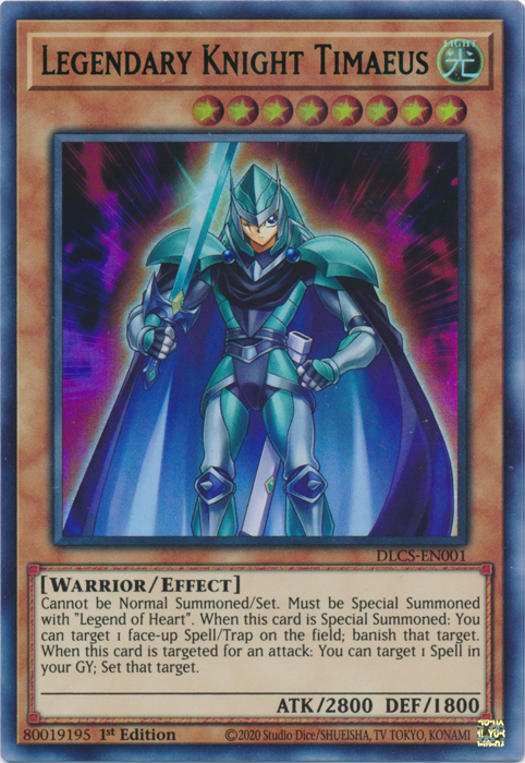 Legendary Knight Timaeus (Green) [DLCS-EN001] Ultra Rare | A1Comics