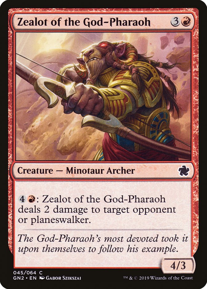 Zealot of the God-Pharaoh [Game Night 2019] | A1Comics