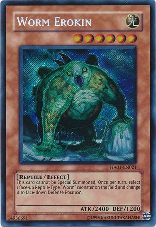 Worm Erokin [HA01-EN021] Secret Rare | A1Comics