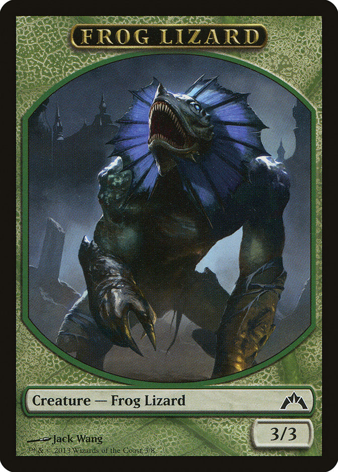 Frog Lizard Token [Gatecrash Tokens] | A1Comics