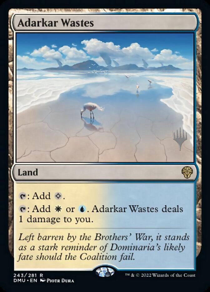 Adarkar Wastes (Promo Pack) [Dominaria United Promos] | A1Comics