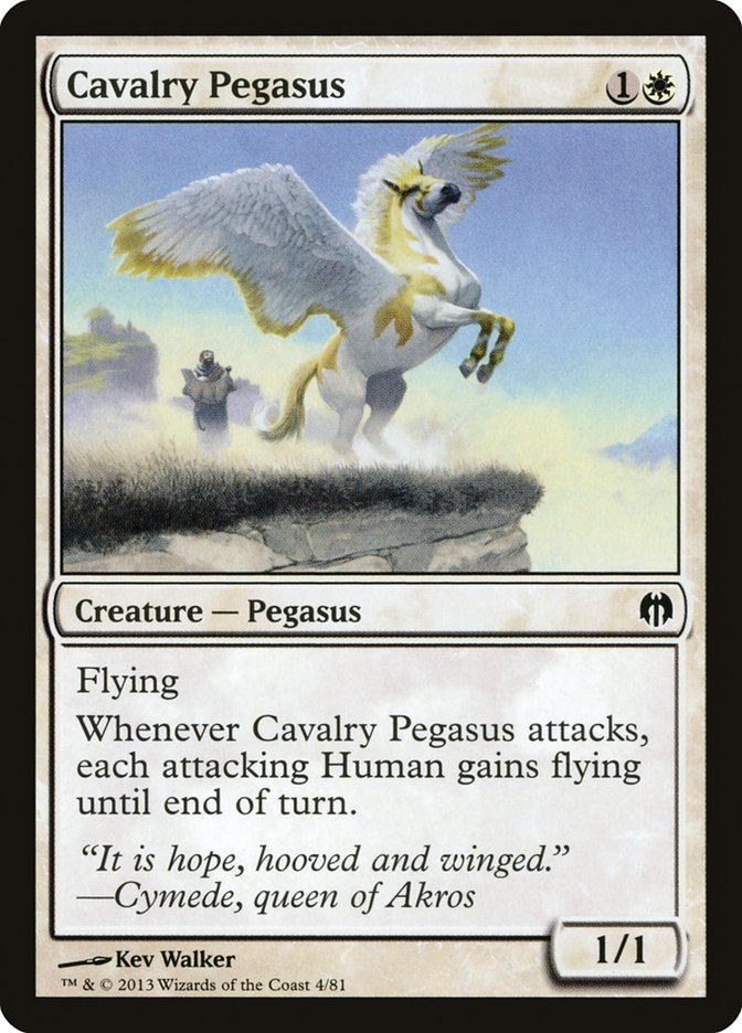 Cavalry Pegasus [Duel Decks: Heroes vs. Monsters] | A1Comics