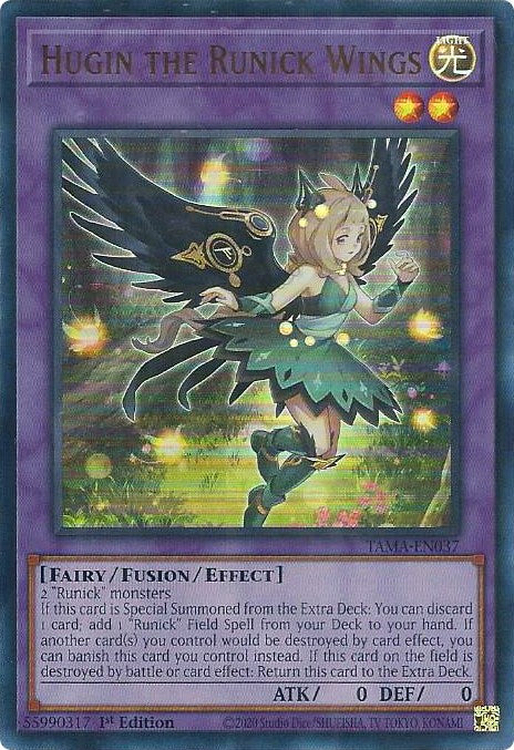 Hugin the Runick Wings [TAMA-EN037] Ultra Rare | A1Comics