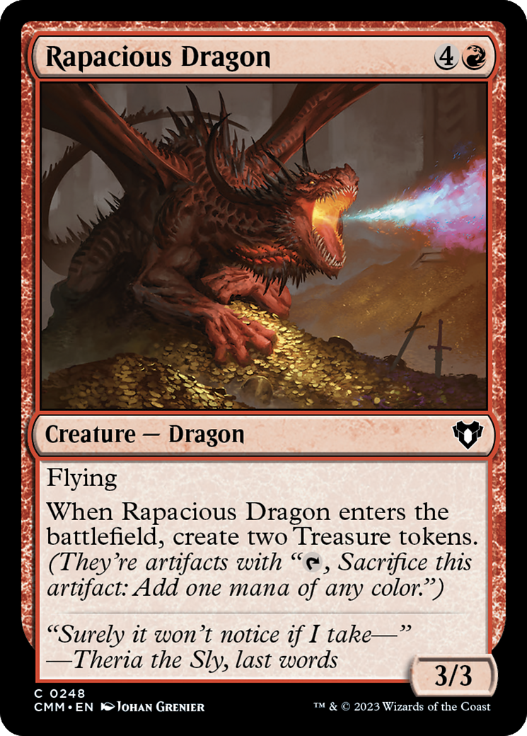 Rapacious Dragon [Commander Masters] | A1Comics