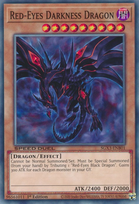 Red-Eyes Darkness Dragon [SGX3-ENB01] Common | A1Comics