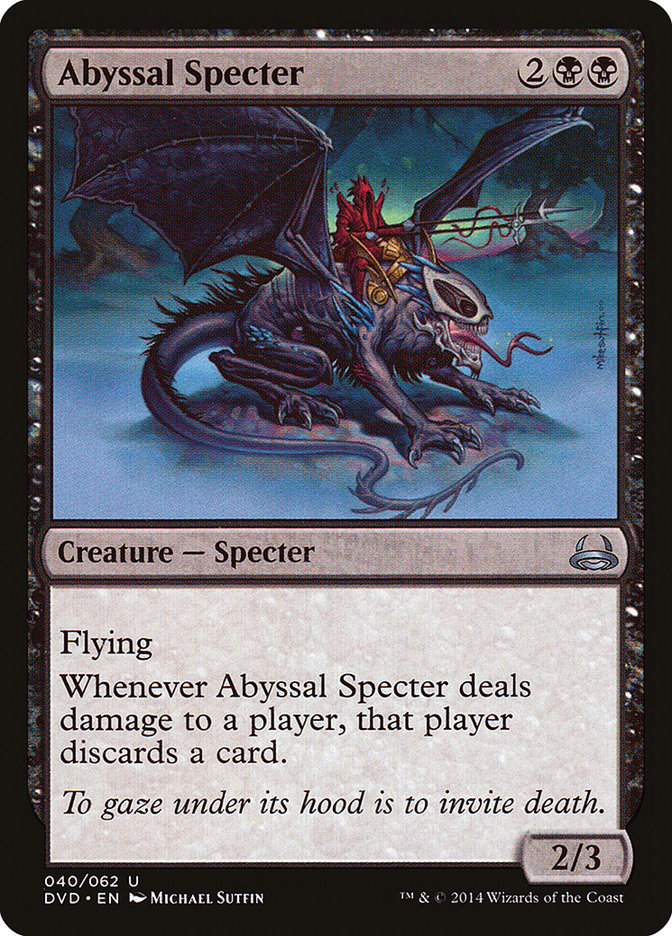 Abyssal Specter (Divine vs. Demonic) [Duel Decks Anthology] | A1Comics