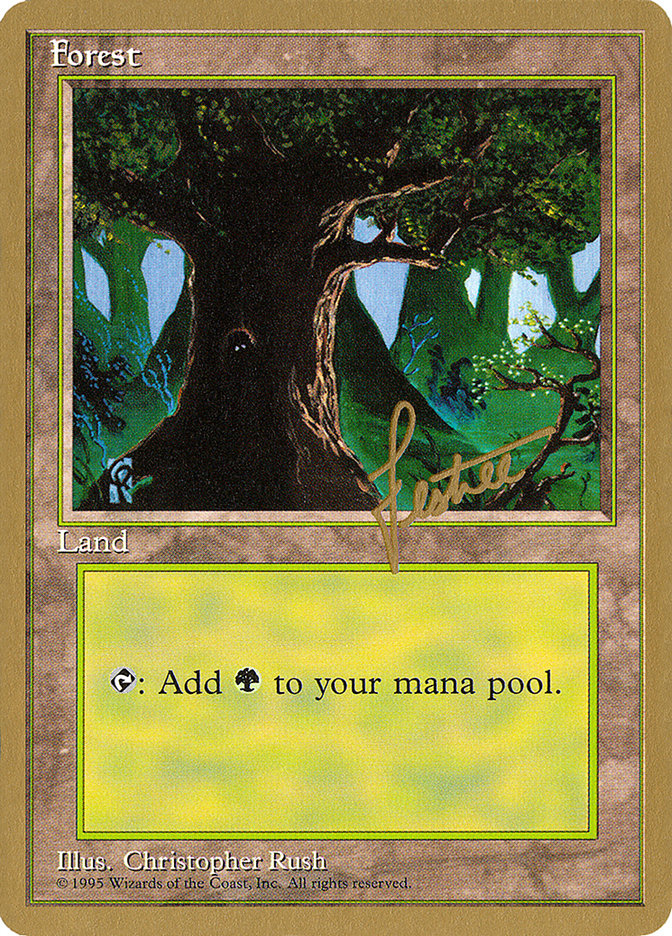 Forest (bl377) (Bertrand Lestree) [Pro Tour Collector Set] | A1Comics