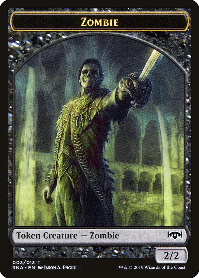 Zombie Token [Ravnica Allegiance Tokens] | A1Comics