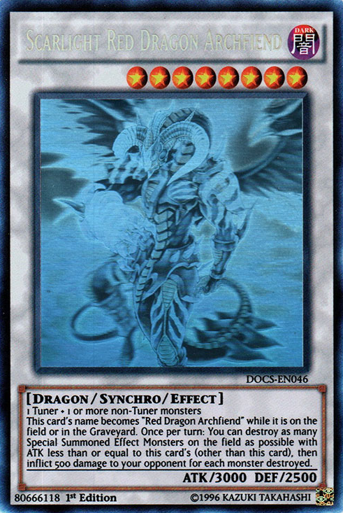 Scarlight Red Dragon Archfiend (Ghost) [DOCS-EN046] Ghost Rare | A1Comics