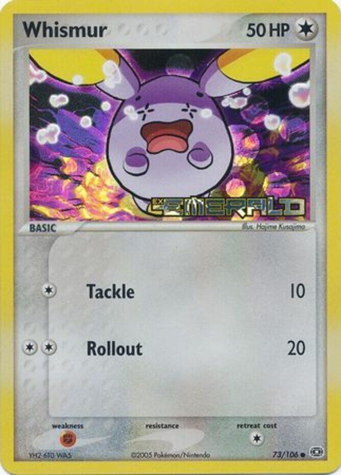 Whismur (73/106) (Stamped) [EX: Emerald] | A1Comics