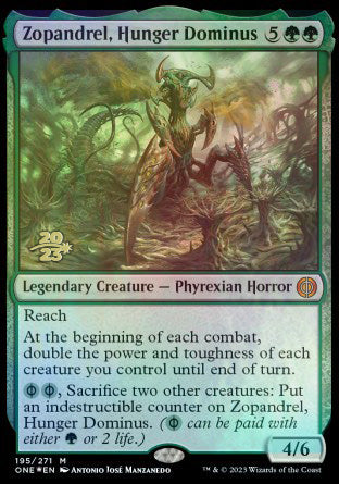 Zopandrel, Hunger Dominus [Phyrexia: All Will Be One Prerelease Promos] | A1Comics