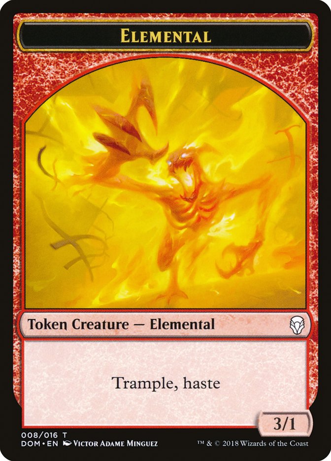 Elemental Token [Dominaria Tokens] | A1Comics