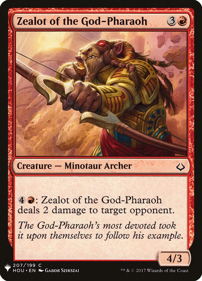 Zealot of the God-Pharaoh [Mystery Booster] | A1Comics