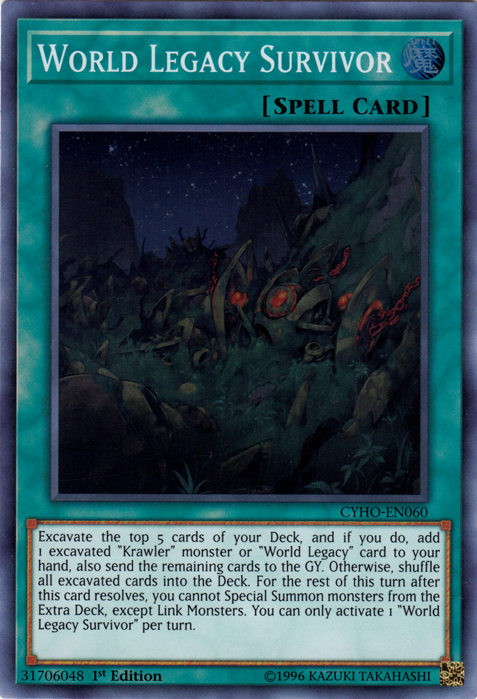 World Legacy Survivor [CYHO-EN060] Super Rare | A1Comics